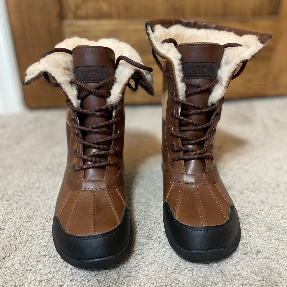 UGG Kids Brown and Black Boots